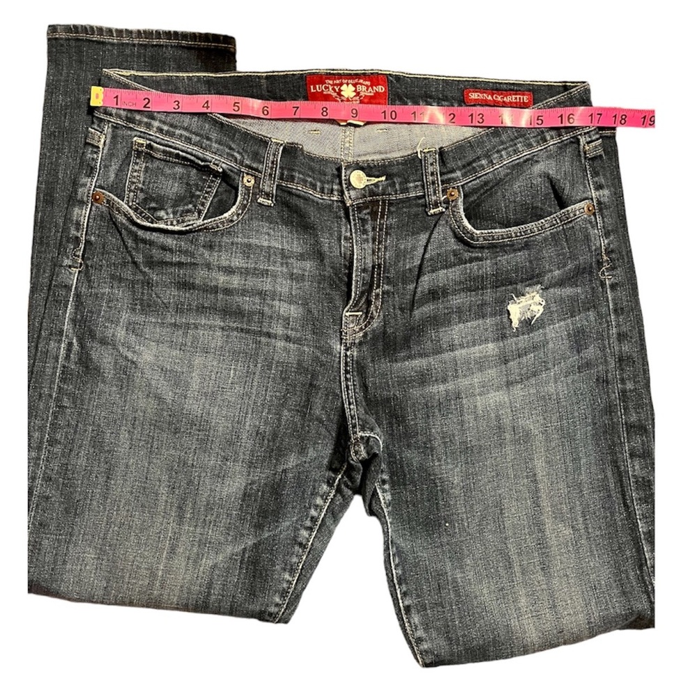 Lucky Brand Sienna Cigarette Distressed Jeans